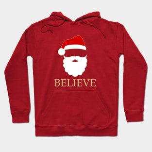 BELIEVE Santa Hoodie